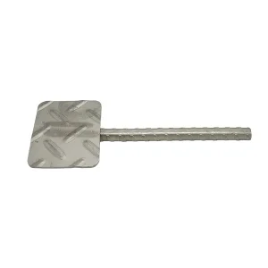 Stopień z platformą stal 316L - 180 mm