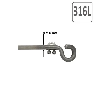 Punkt typu Q stal 316L 400 mm